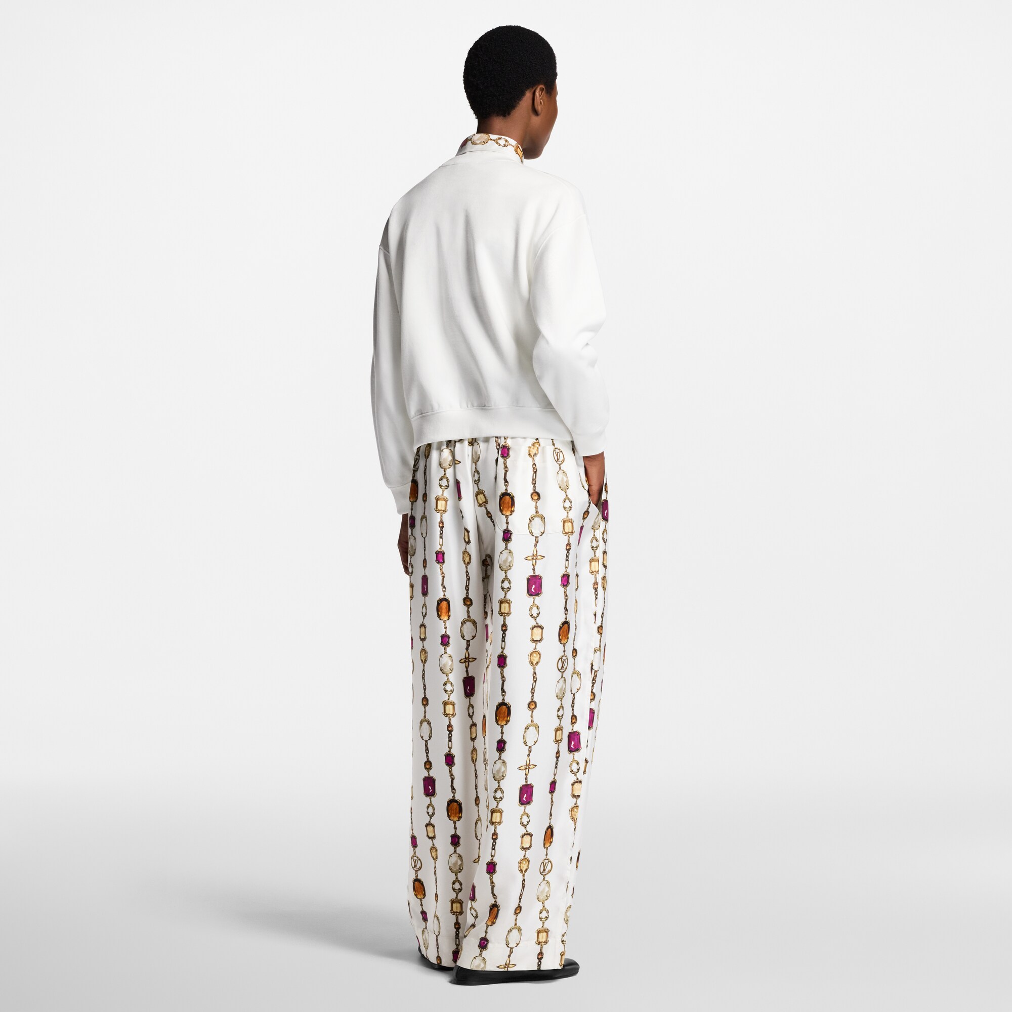  Ready-to-Wear Blusas Suéter com Estampa de Colares | Louis Vuitton ® (Zoom no Produto)