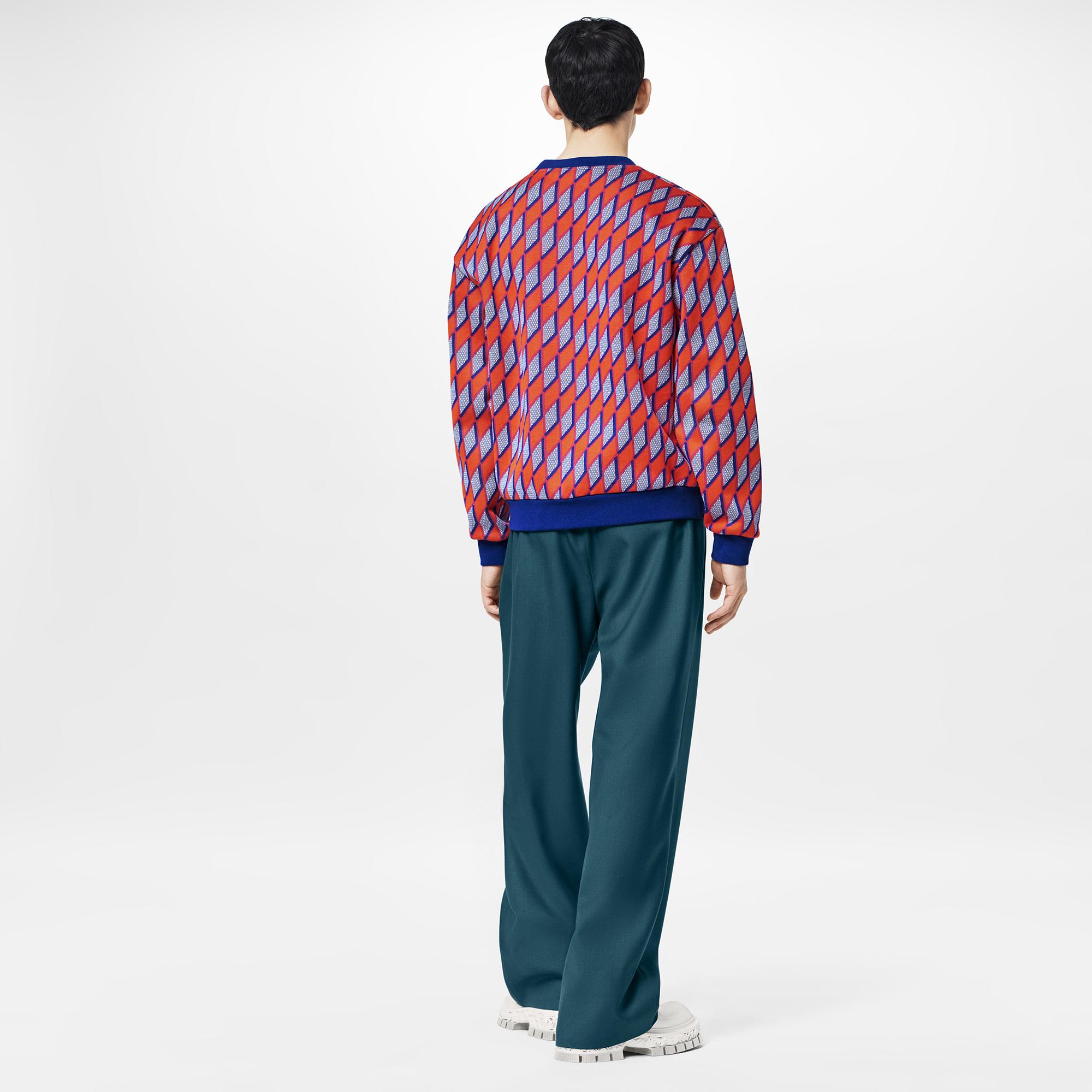  Discontinued Product Obs 10 Suéter com Grilo em Padronagem Diamond Damier | Louis Vuitton ® (Zoom no Produto)