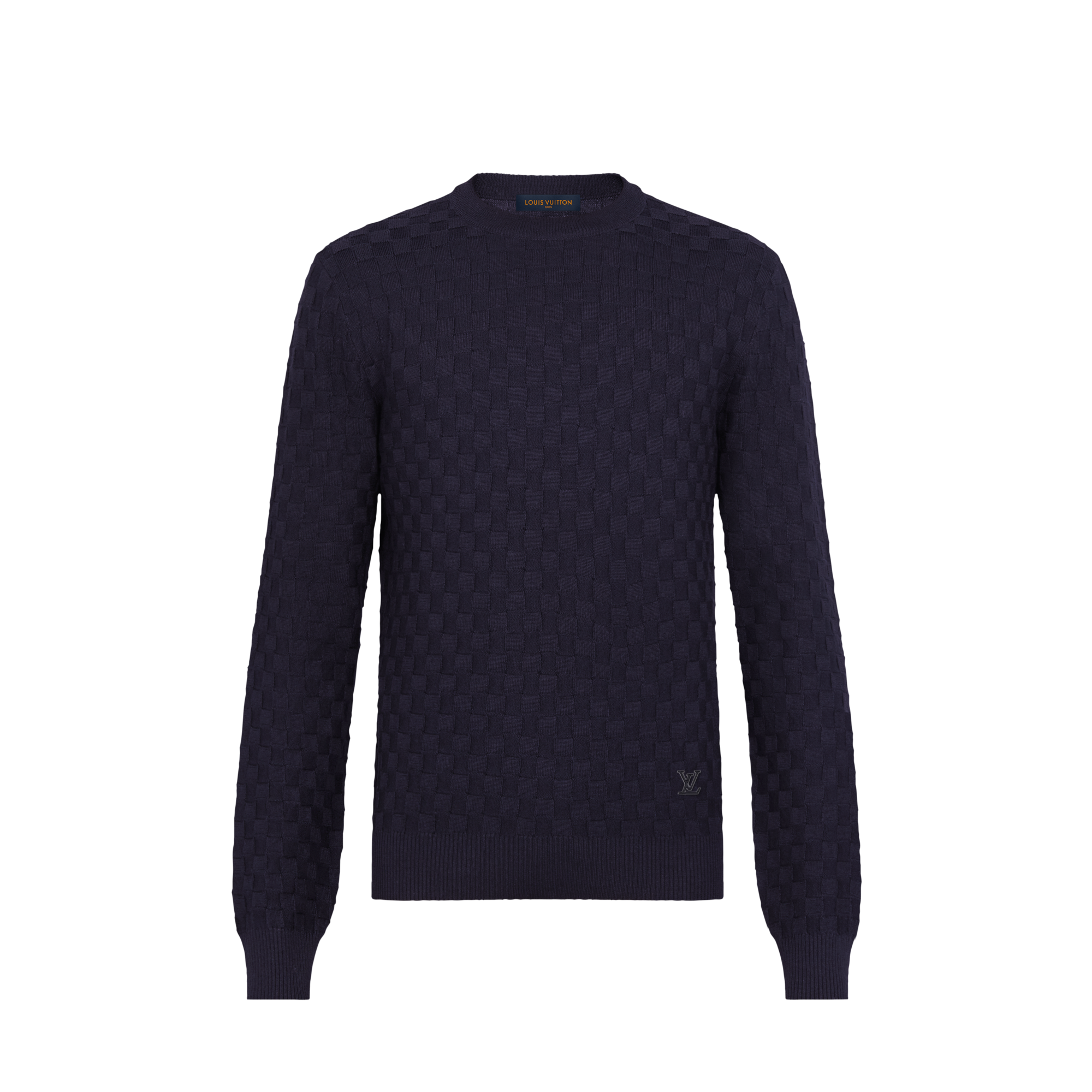  Ready-to-Wear Malhas e Moletons Suéter Damier Signature | Louis Vuitton ® (Zoom no Produto)