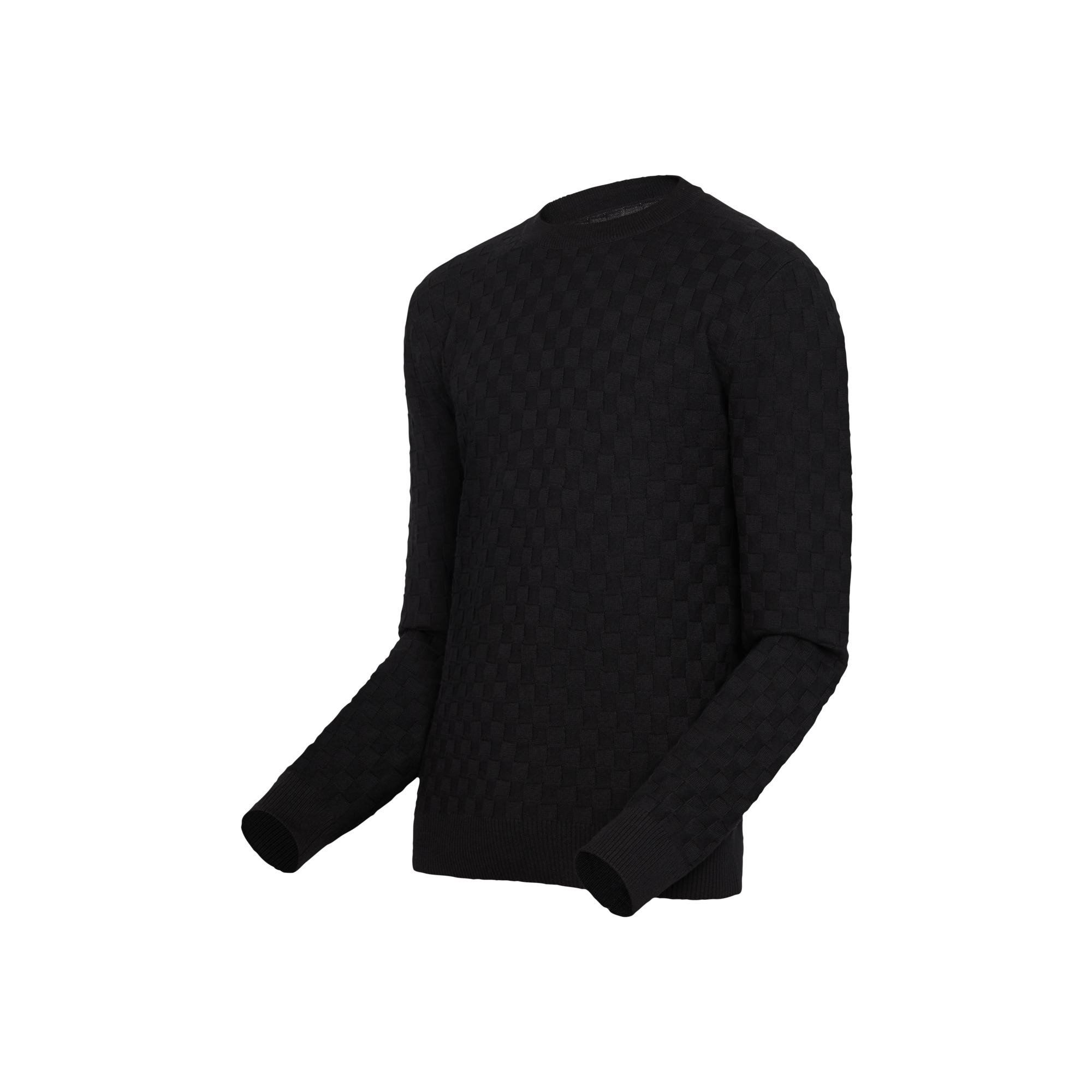  Ready-to-Wear Malhas e Moletons Suéter Damier Signature | Louis Vuitton ® (Zoom no Produto)