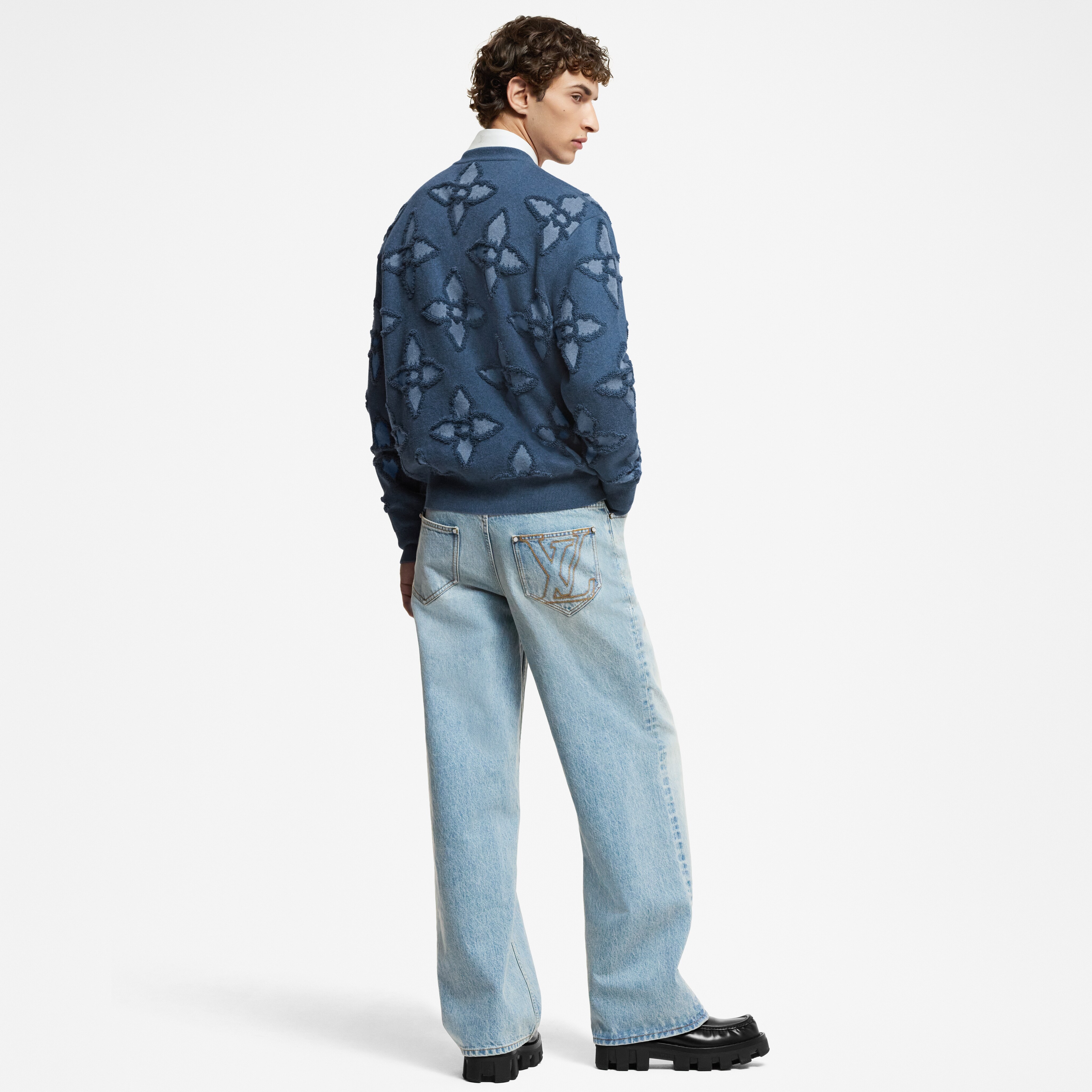  Ready-to-Wear Todas as Roupas Suéter de Algodão Texturizado | Louis Vuitton ® (Zoom no Produto)