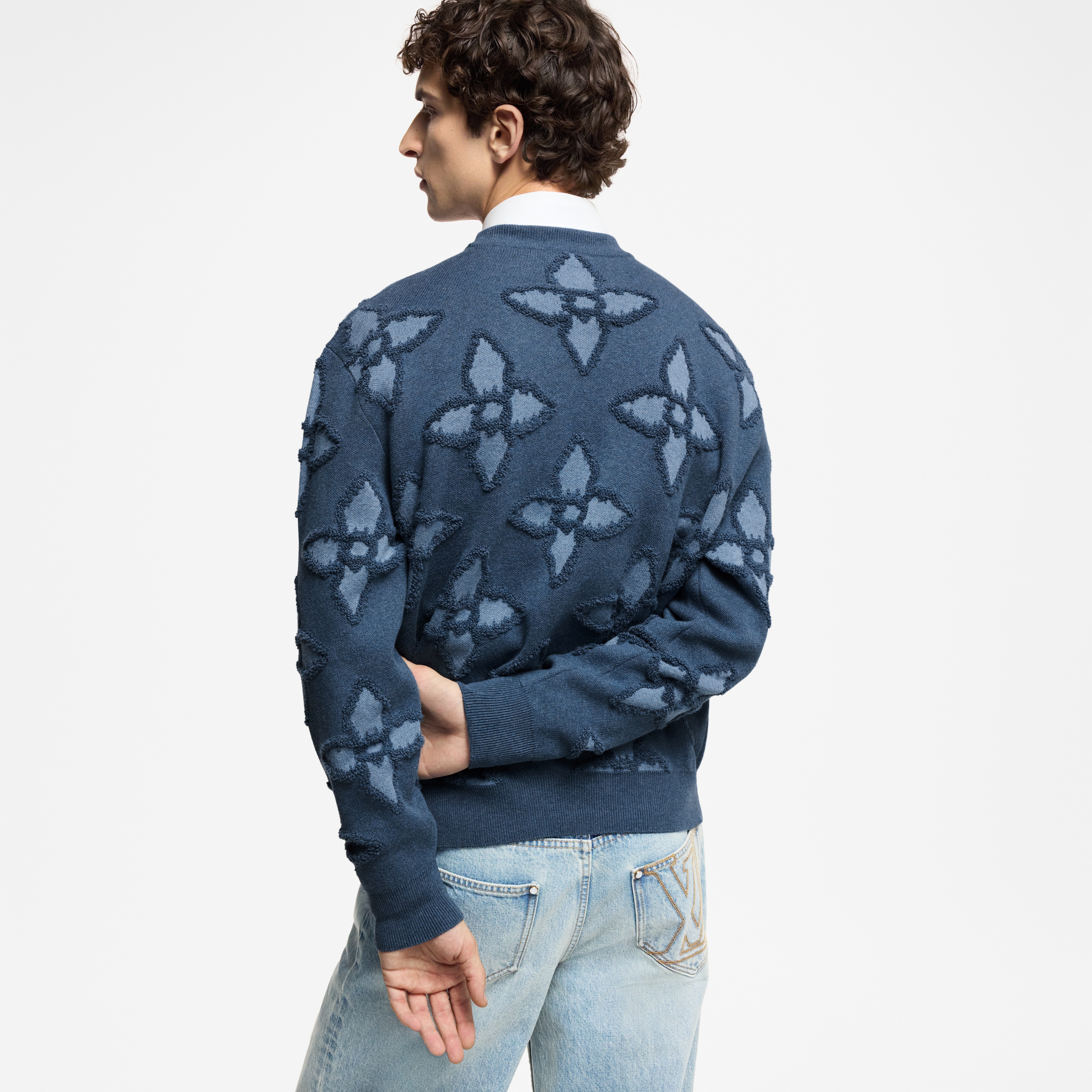  Ready-to-Wear Todas as Roupas Suéter de Algodão Texturizado | Louis Vuitton ® (Zoom no Produto)