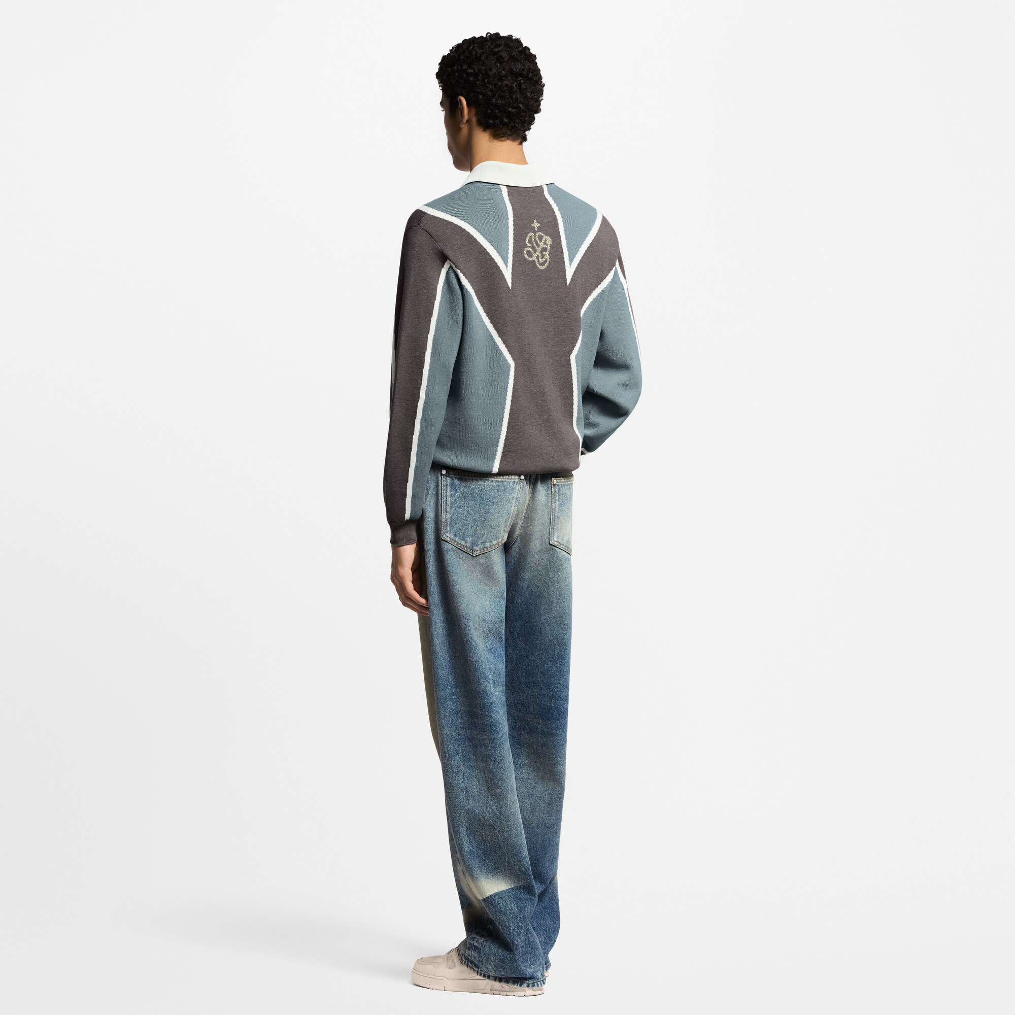  Ready-to-Wear Camisetas e Polos Suéter de Futebol em Algodão com Intársia | Louis Vuitton ® (Zoom no Produto)