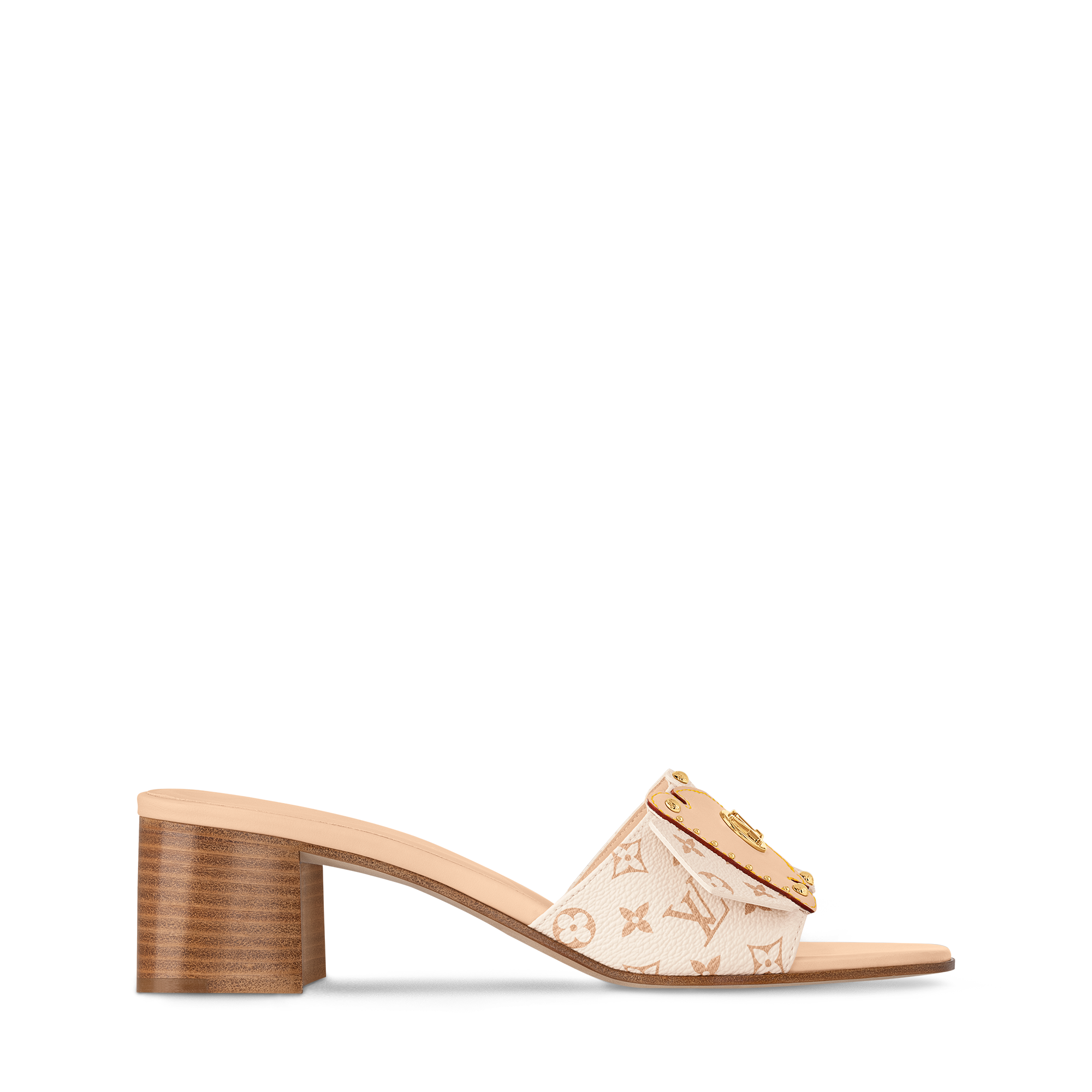  Sapatos Mules e Chinelos Tamanco LV Frame | Louis Vuitton ® (Zoom no Produto)