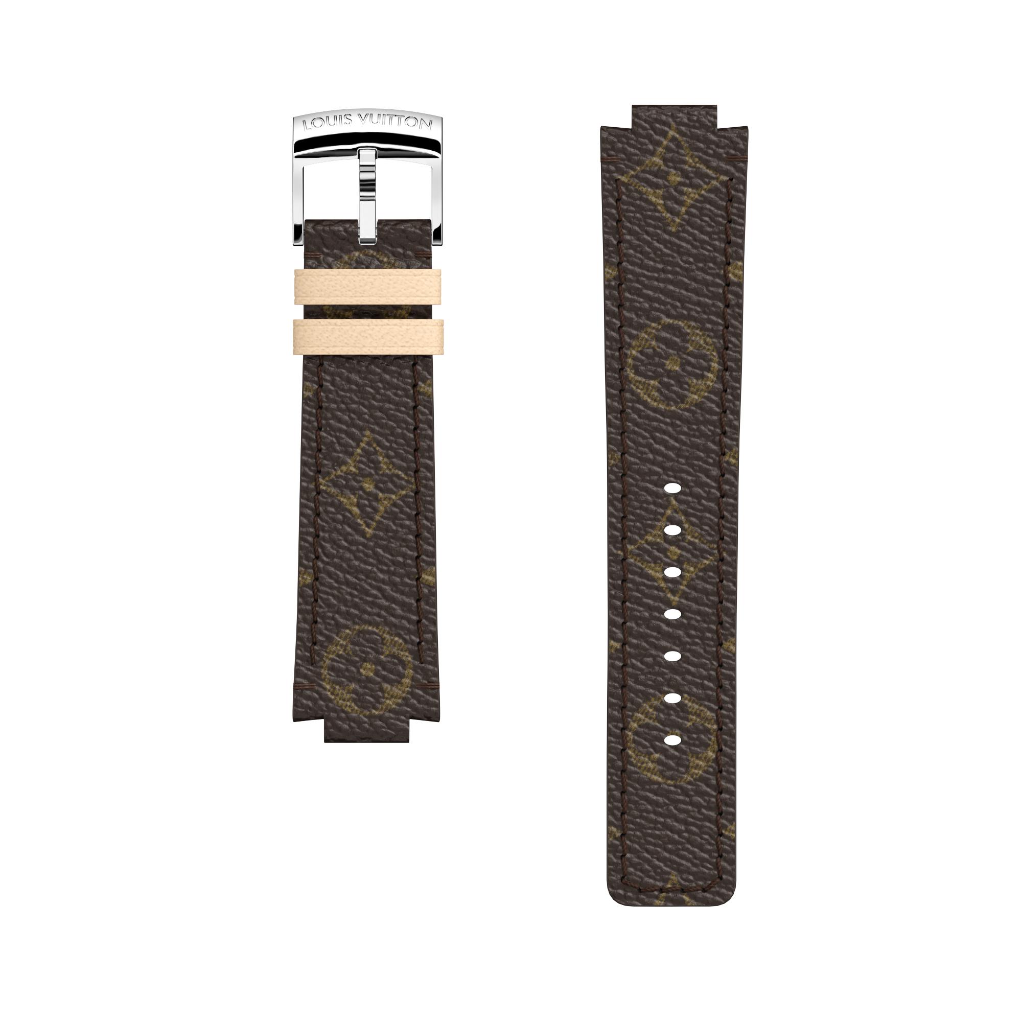  Connected Watches Connected Watches Straps & Accessories Tambour Monogram Canvas Strap | Louis Vuitton ® (Zoom no Produto)