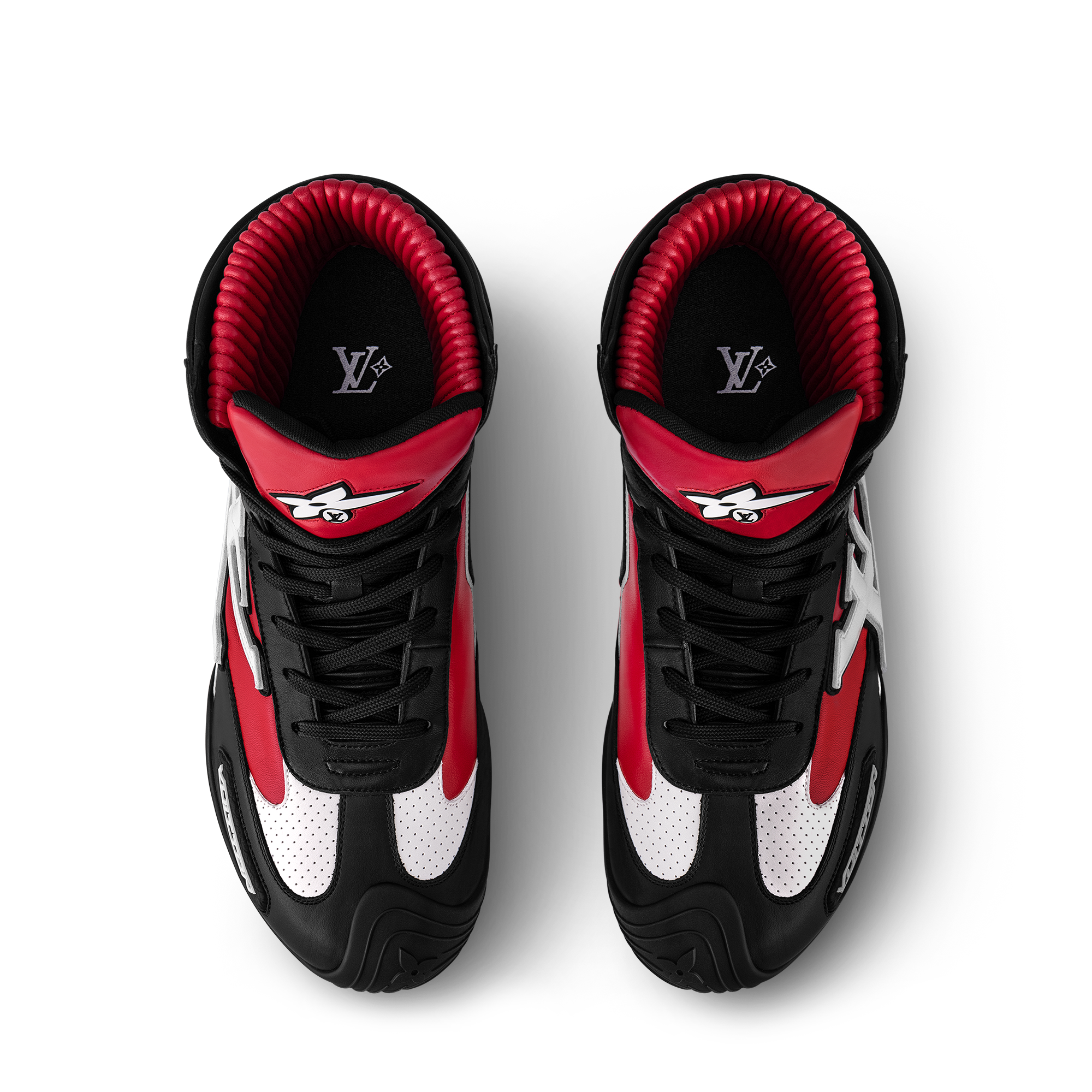  Sapatos Tênis Tênis de Cano Alto LV Footprint Racing | Louis Vuitton ® (Zoom no Produto)