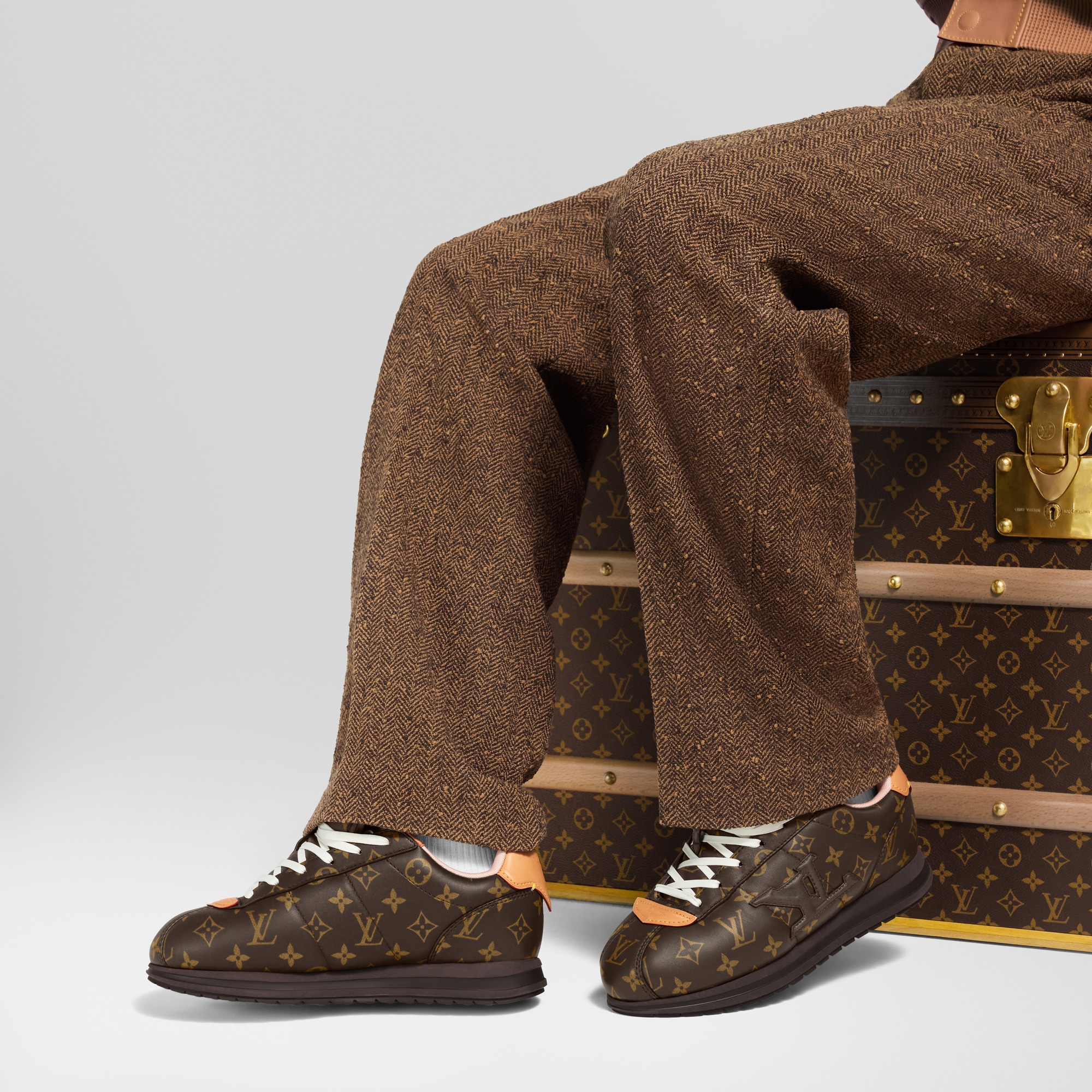  Sapatos Tênis Tênis LV Buttersoft | Louis Vuitton ® (Zoom no Produto)