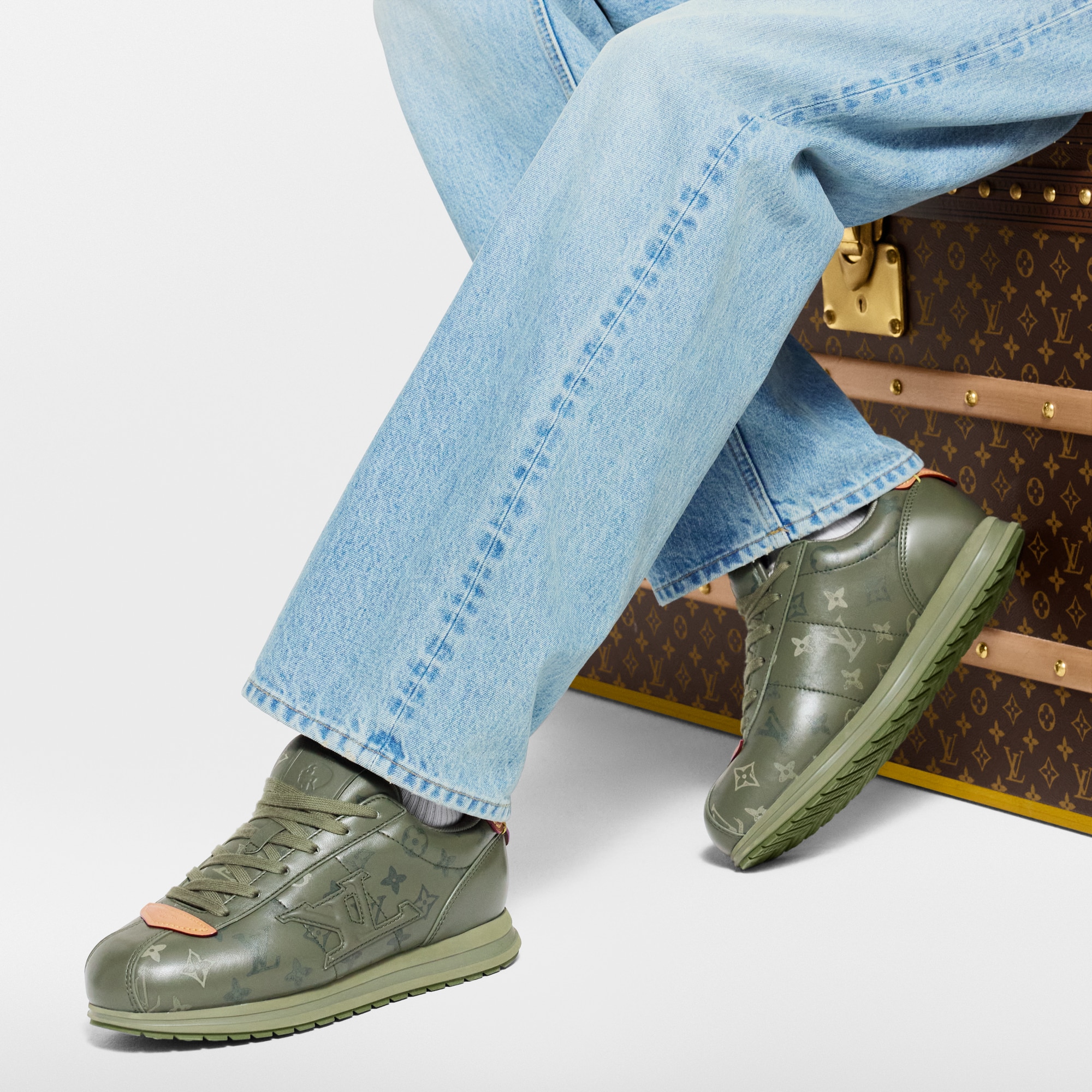  Sapatos Tênis Tênis LV Buttersoft | Louis Vuitton ® (Zoom no Produto)