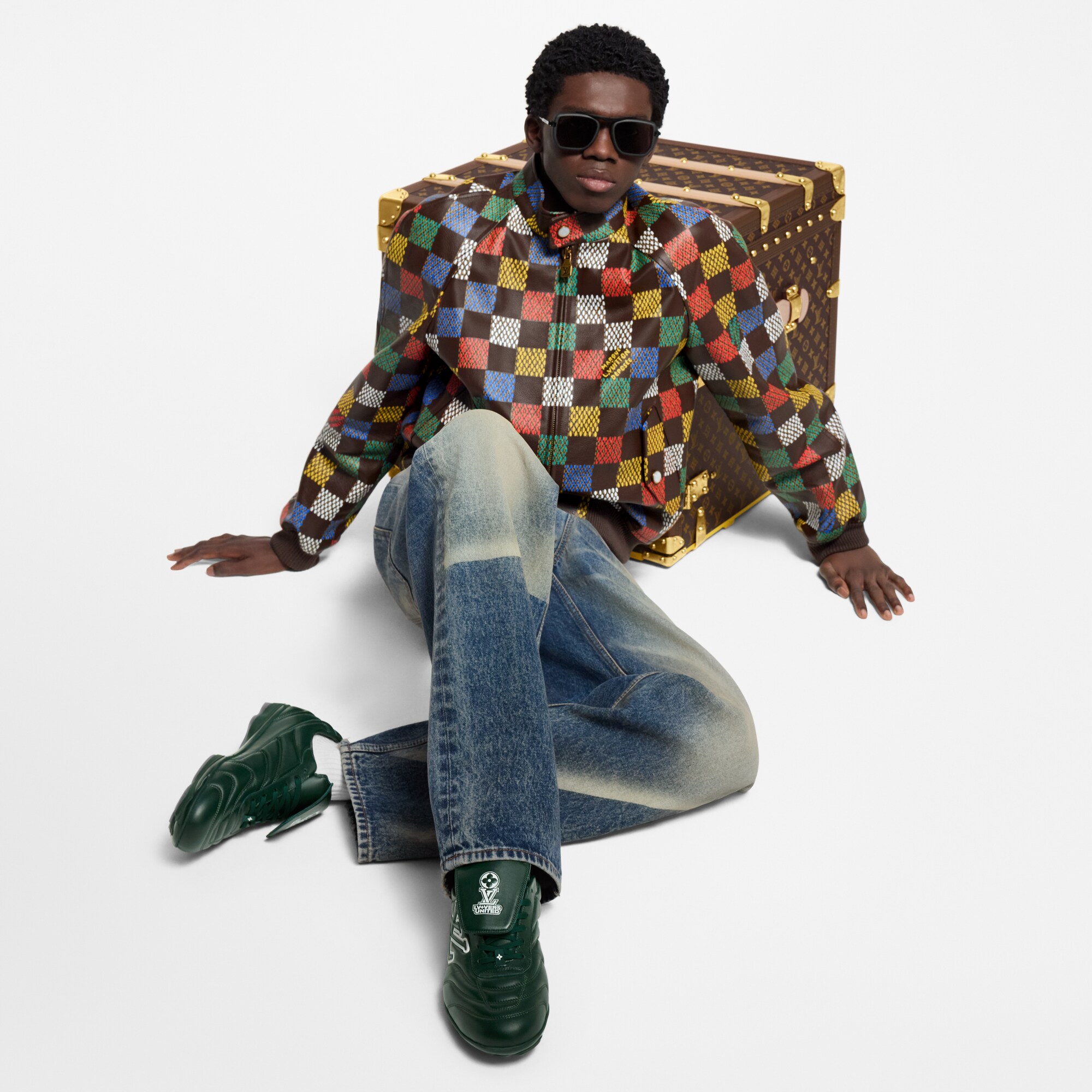  Sapatos Tênis Tênis LV Footprint Soccer | Louis Vuitton ® (Zoom no Produto)