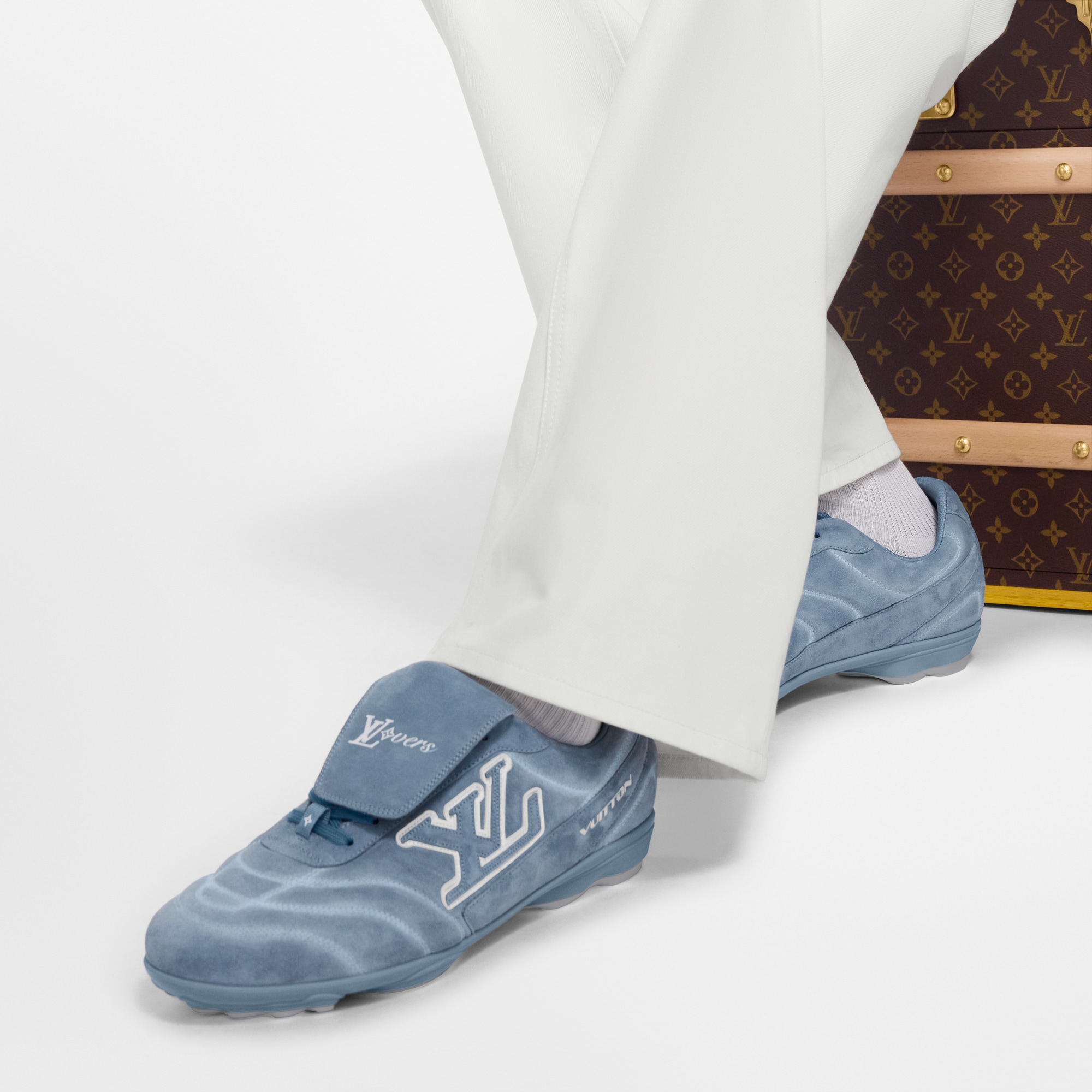  Sapatos Tênis Tênis LV Footprint Soccer | Louis Vuitton ® (Zoom no Produto)