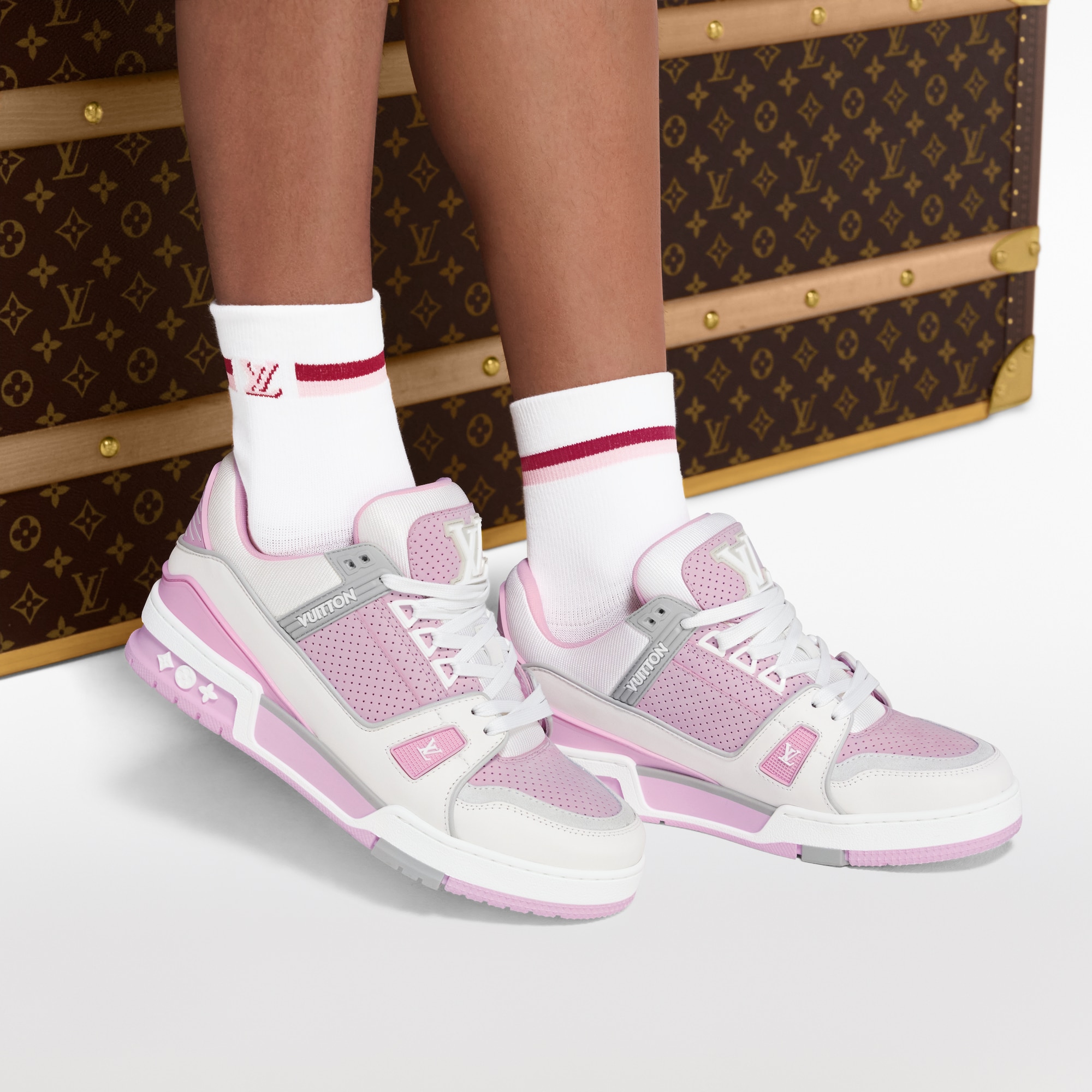  Sapatos Tênis Tênis LV Trainer | Louis Vuitton ® (Zoom no Produto)