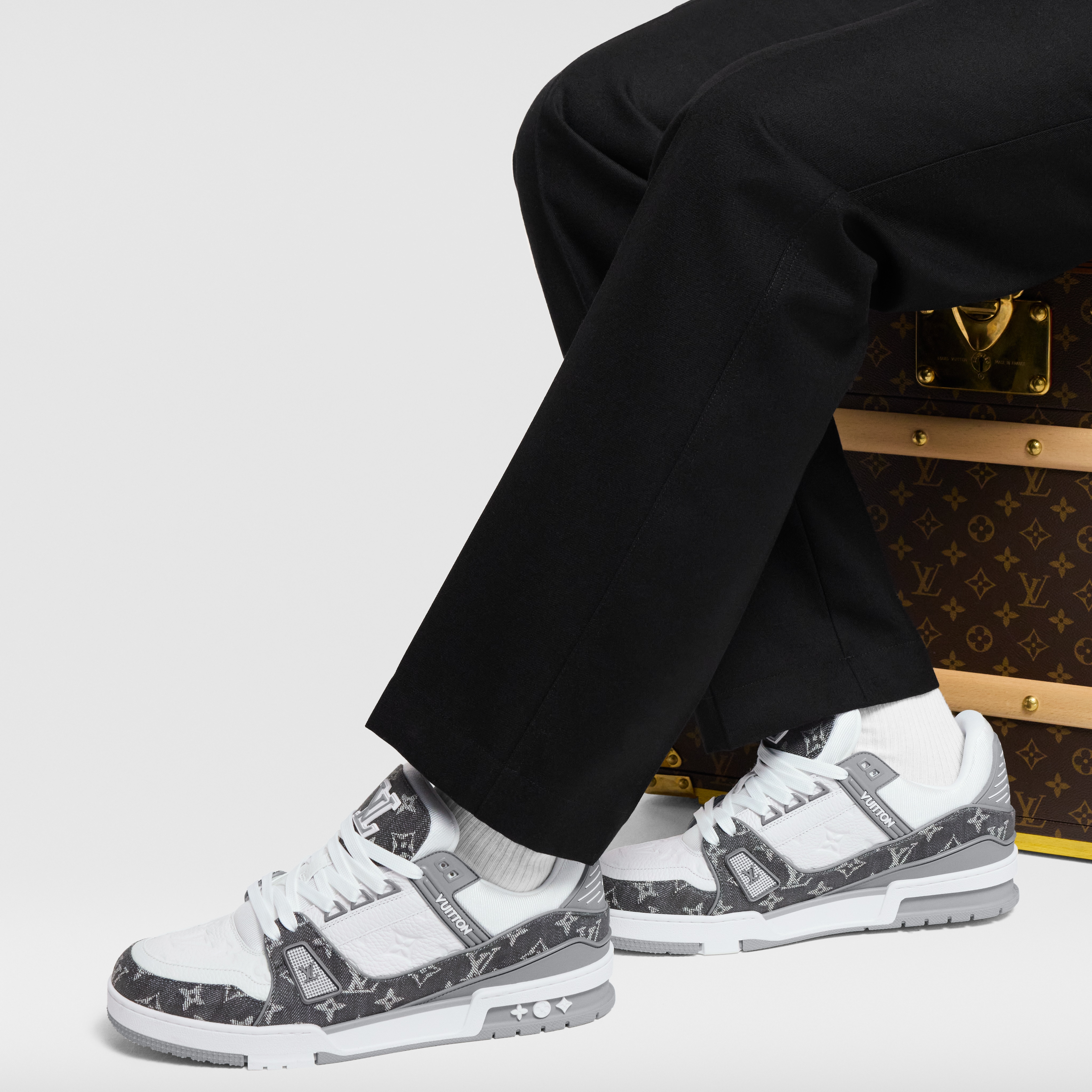  Sapatos Tênis Tênis LV Trainer | Louis Vuitton ® (Zoom no Produto)