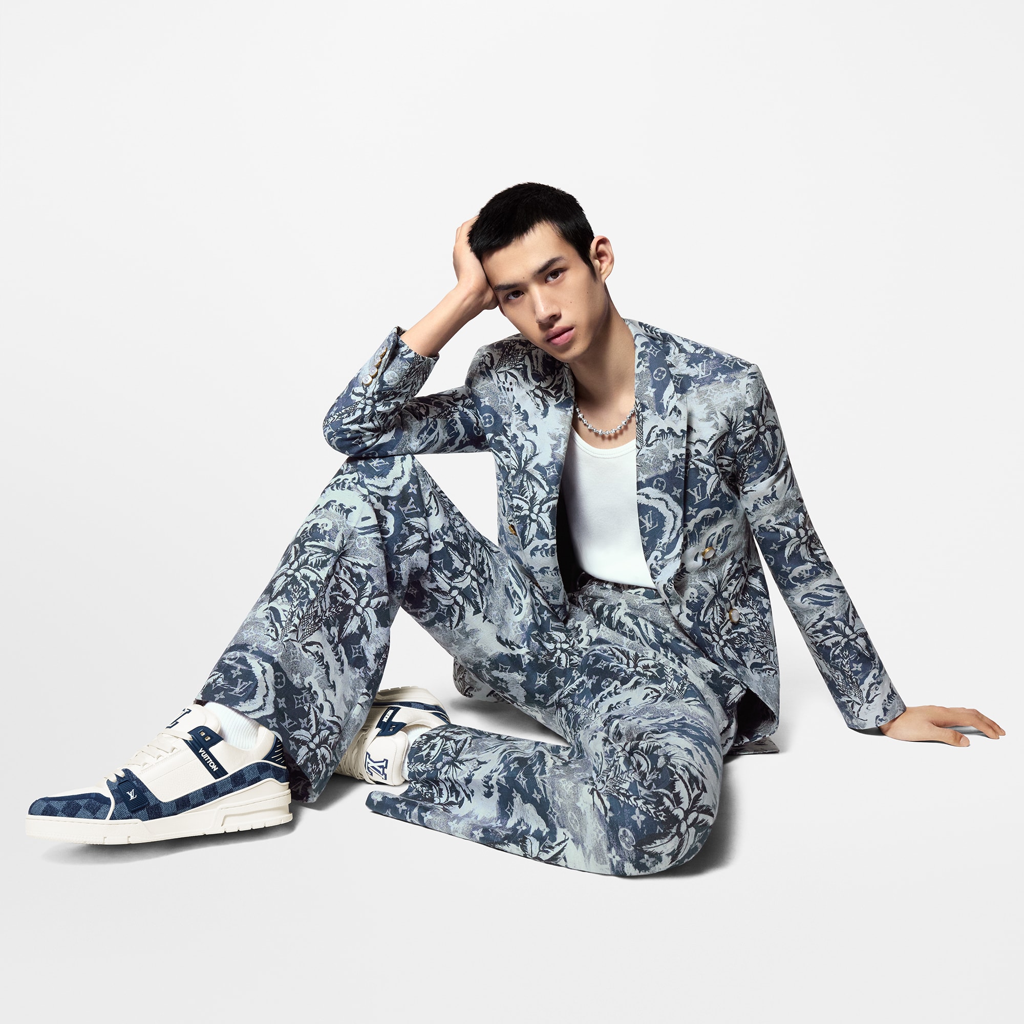  Sapatos Tênis Tênis LV Trainer | Louis Vuitton ® (Zoom no Produto)