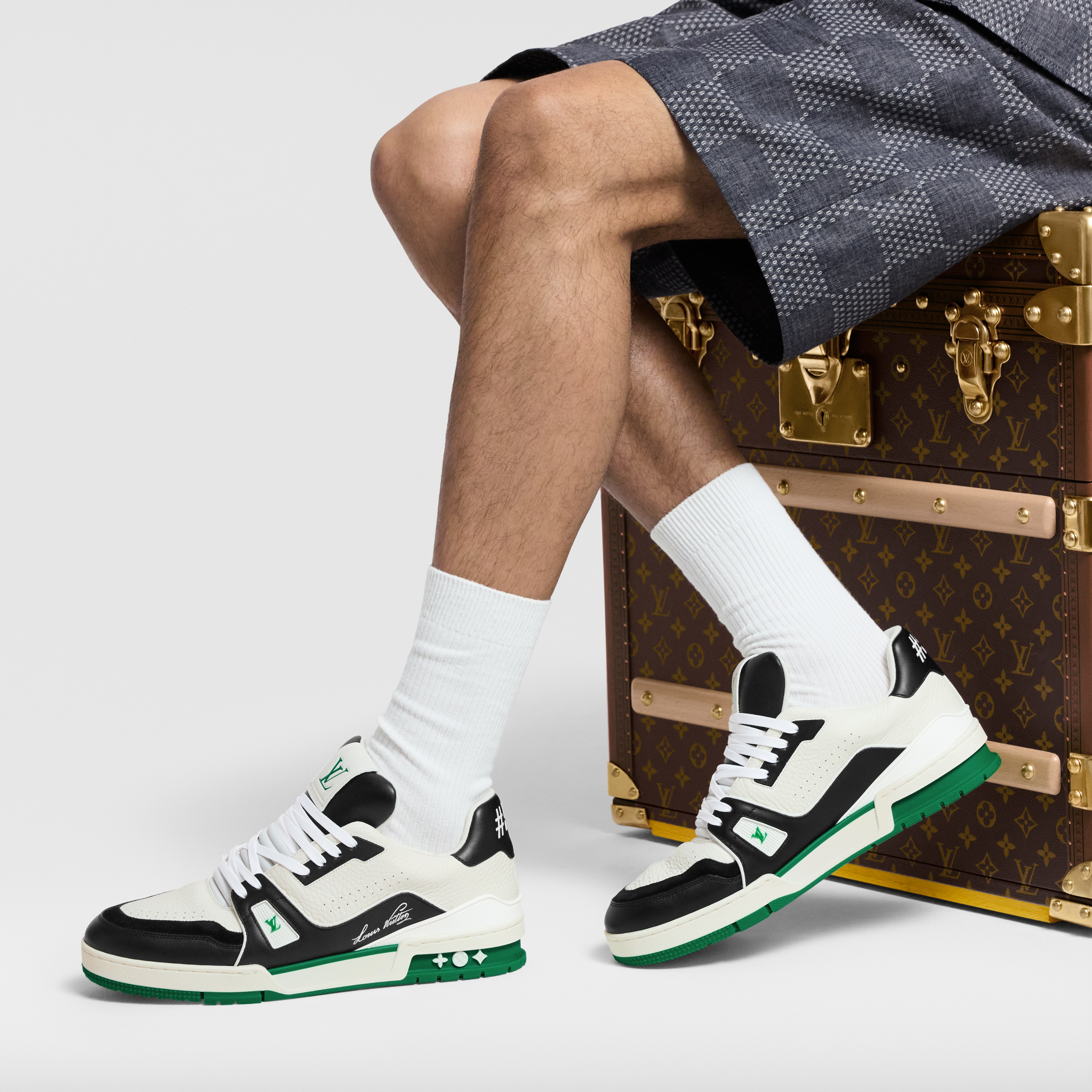  Sapatos Tênis Tênis LV Trainer | Louis Vuitton ® (Zoom no Produto)