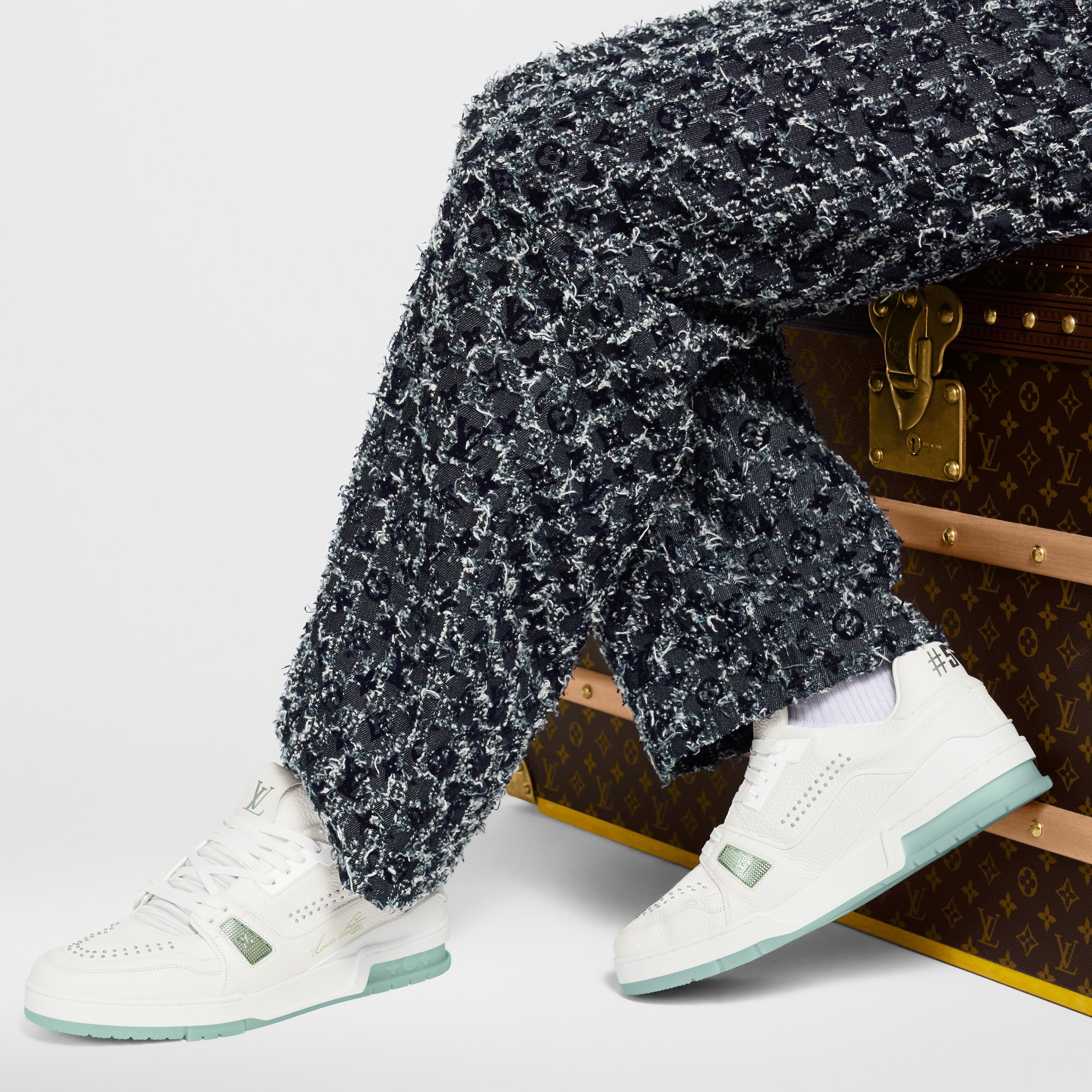  Sapatos Tênis Tênis LV Trainer | Louis Vuitton ® (Zoom no Produto)