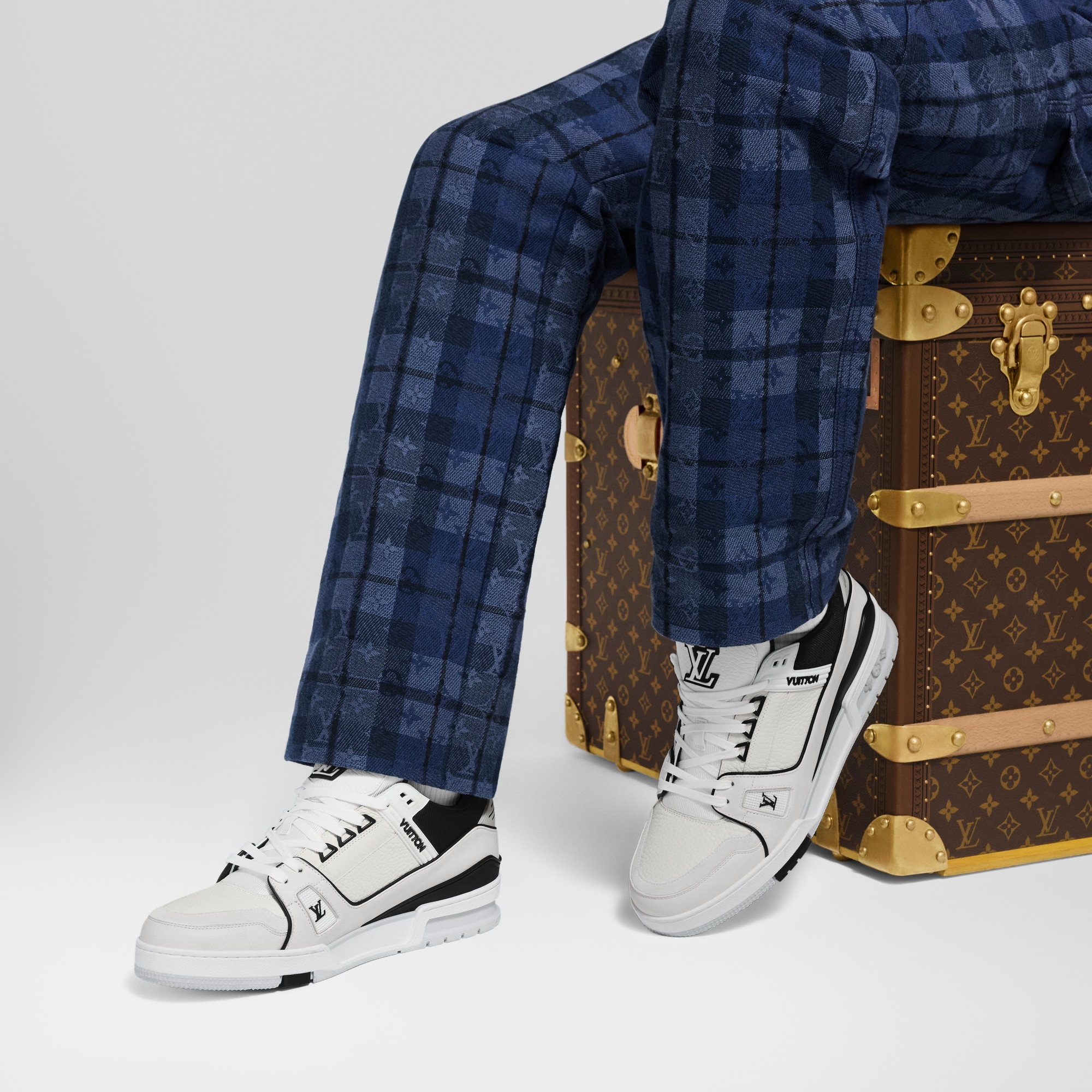  Sapatos Tênis Tênis LV Trainer | Louis Vuitton ® (Zoom no Produto)