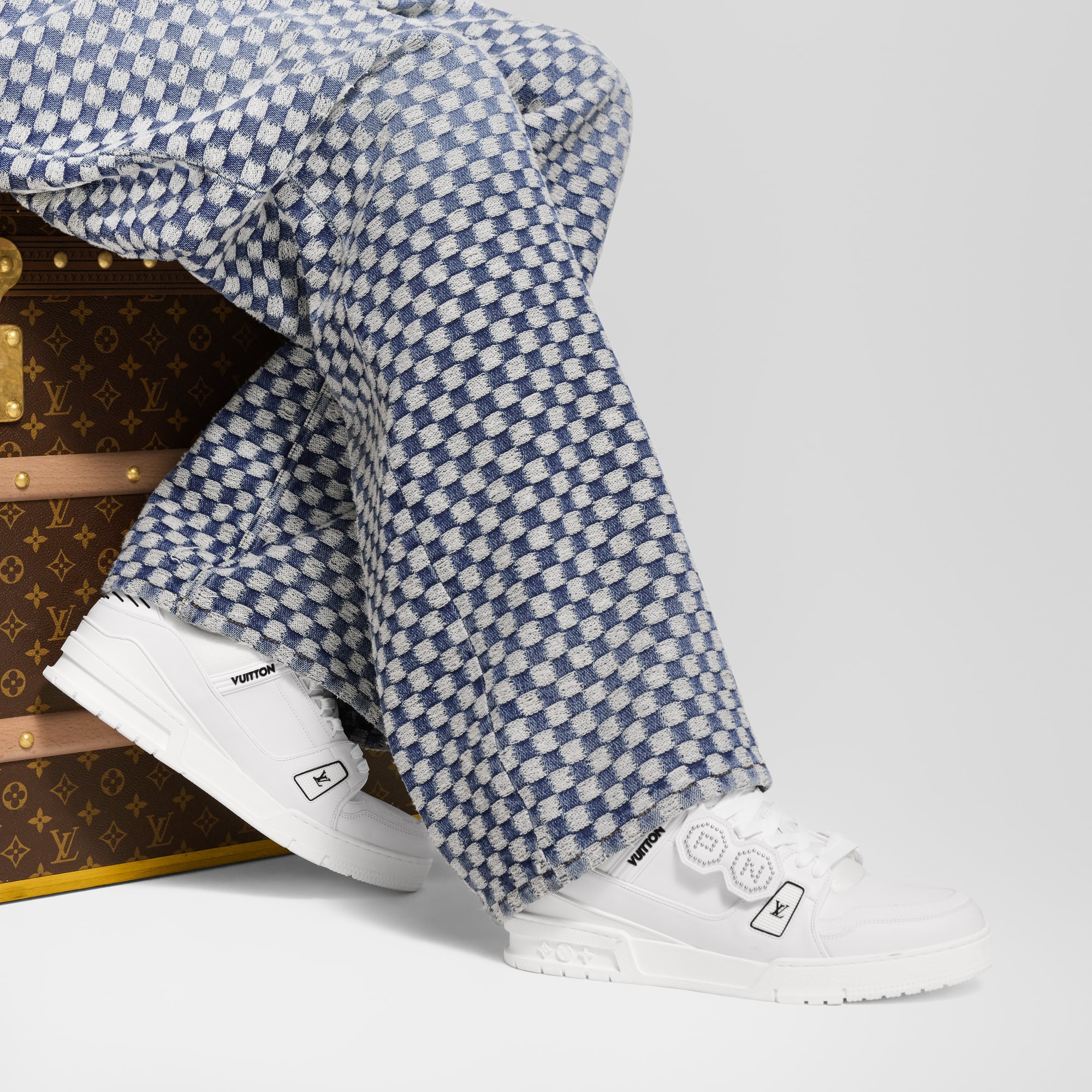  Sapatos Tênis Tênis LV Trainer | Louis Vuitton ® (Zoom no Produto)