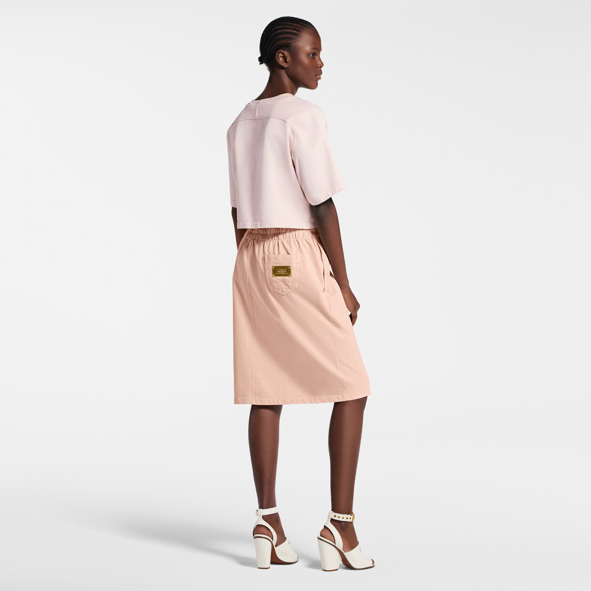  Ready-to-Wear Blusas Top Cropped com Assinatura no Bolso | Louis Vuitton ® (Zoom no Produto)