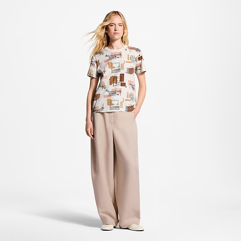 Ready-to-Wear Camisetas e Moletons Trunk Print T-Shirt | Louis Vuitton ® (Zoom no Produto)