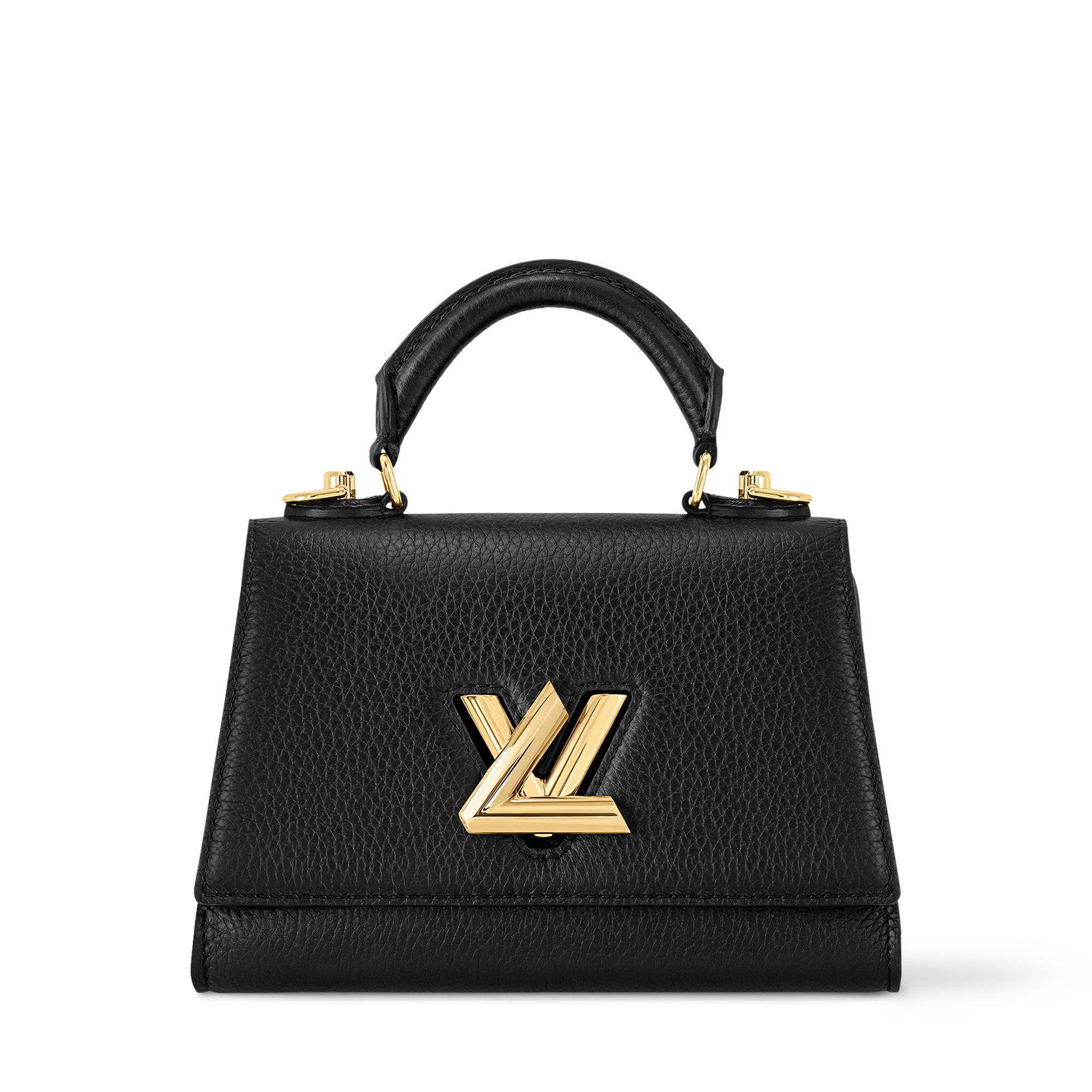 louis vuitton black handle bolsa