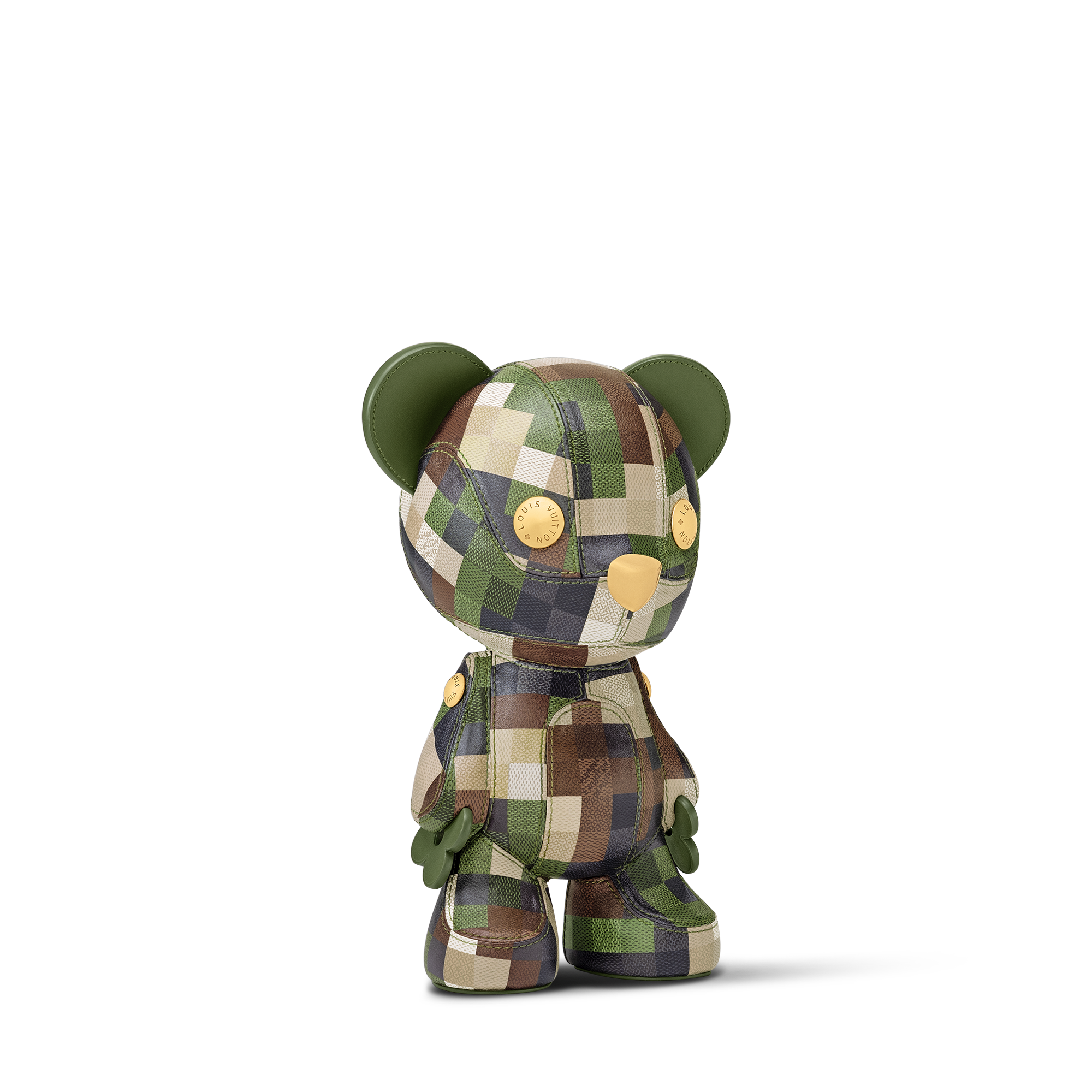 Nylon Destaques Campanha Art of Living Urso de Pelúcia Louis Damoflage | Louis Vuitton ® (Zoom no Produto)