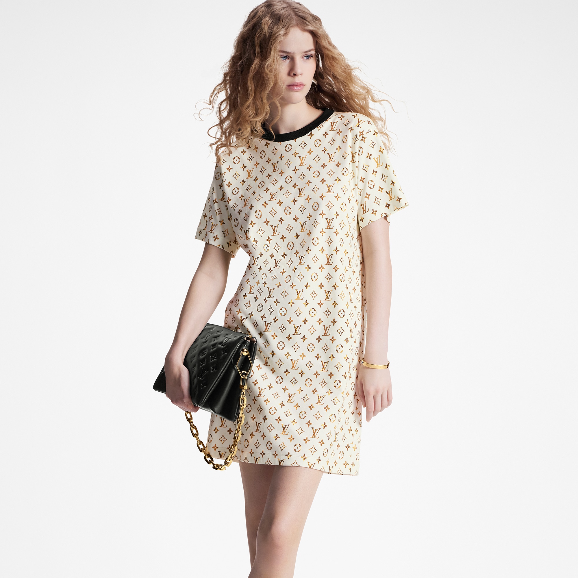  Discontinued Product Obs 7 Vestido Camiseta Monogram Píton | Louis Vuitton ® (Zoom no Produto)