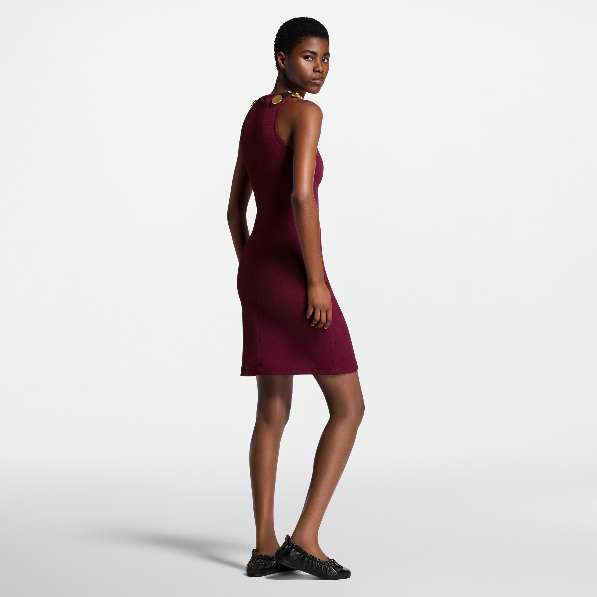  Ready-to-Wear Vestidos Vestido com Mosquetões nas Alças | Louis Vuitton ® (Zoom no Produto)