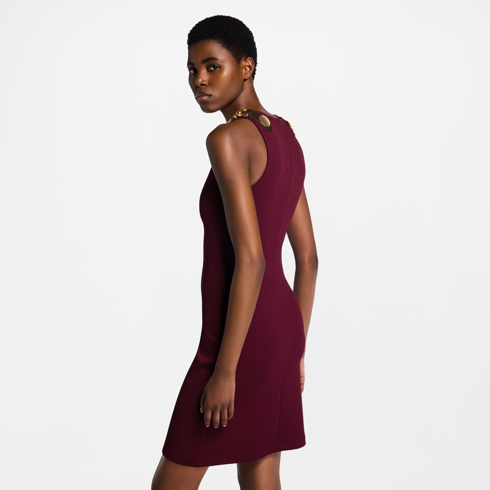  Ready-to-Wear Vestidos Vestido com Mosquetões nas Alças | Louis Vuitton ® (Zoom no Produto)