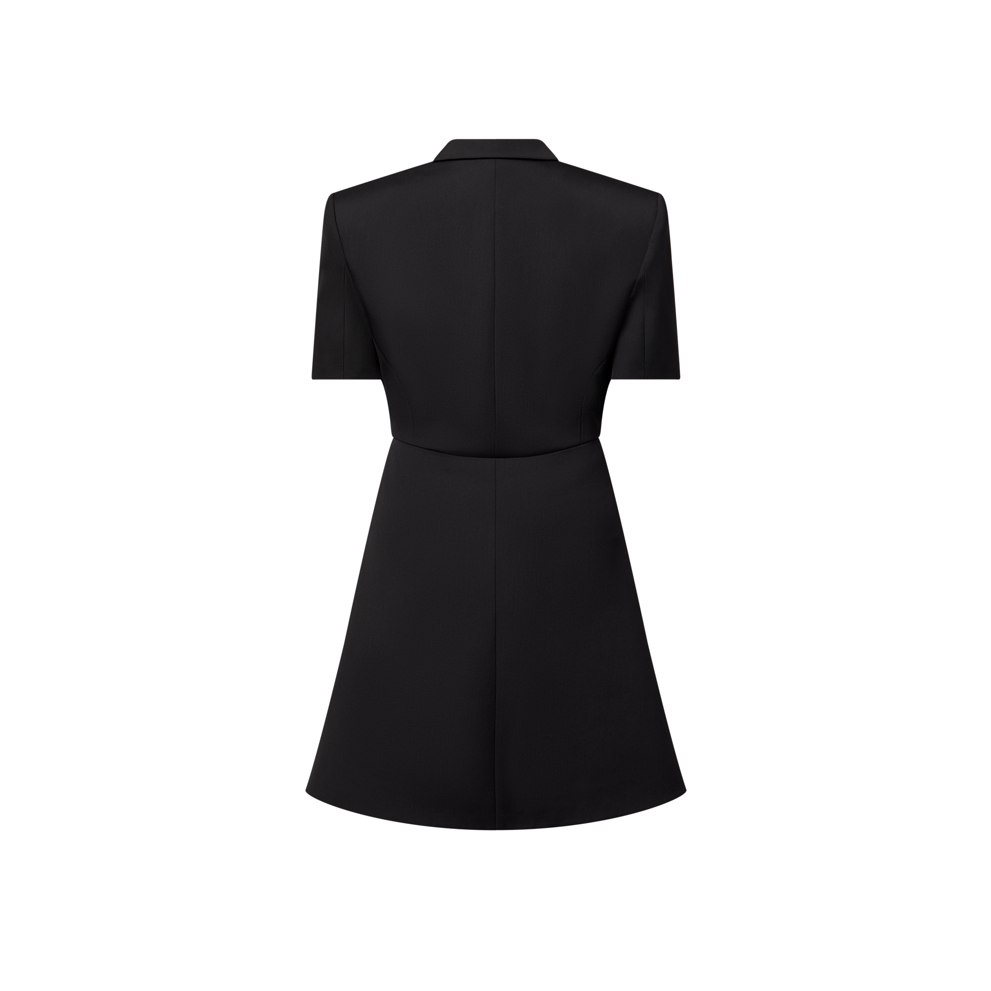  Ready-to-Wear Vestidos Vestido de Amarrar de Alfaiataria com Manga Curta | Louis Vuitton ® (Zoom no Produto)