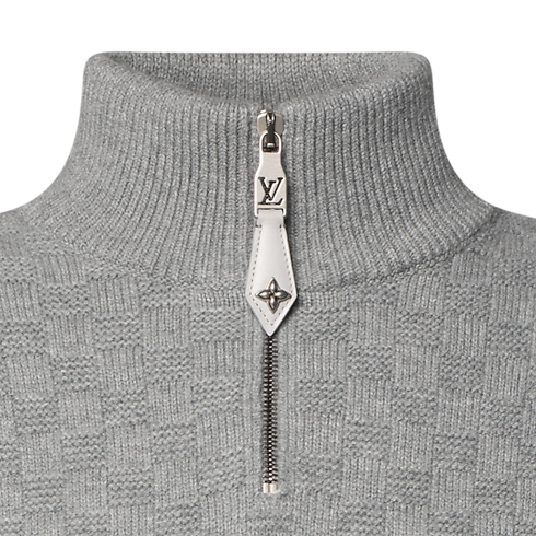 Ready-to-Wear Todas as Roupas Wool-Cashmere Half-Zip Pullover | Louis Vuitton ® (Zoom no Produto)