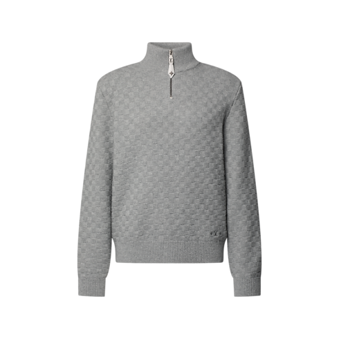 Ready-to-Wear Todas as Roupas Wool-Cashmere Half-Zip Pullover | Louis Vuitton ® (Zoom no Produto)