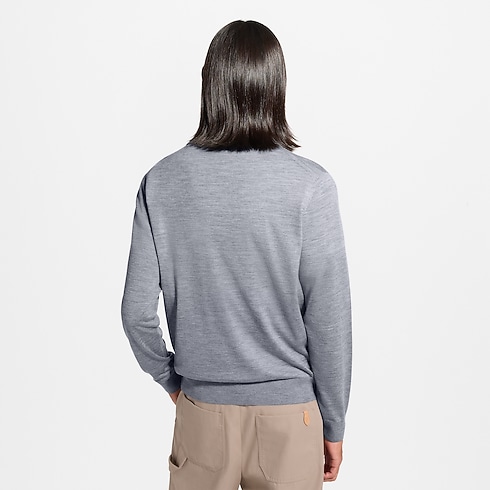 Ready-to-Wear Todas as Roupas Wool Silk Cashmere Long-Sleeved Polo Shirt | Louis Vuitton ® (Zoom no Produto)