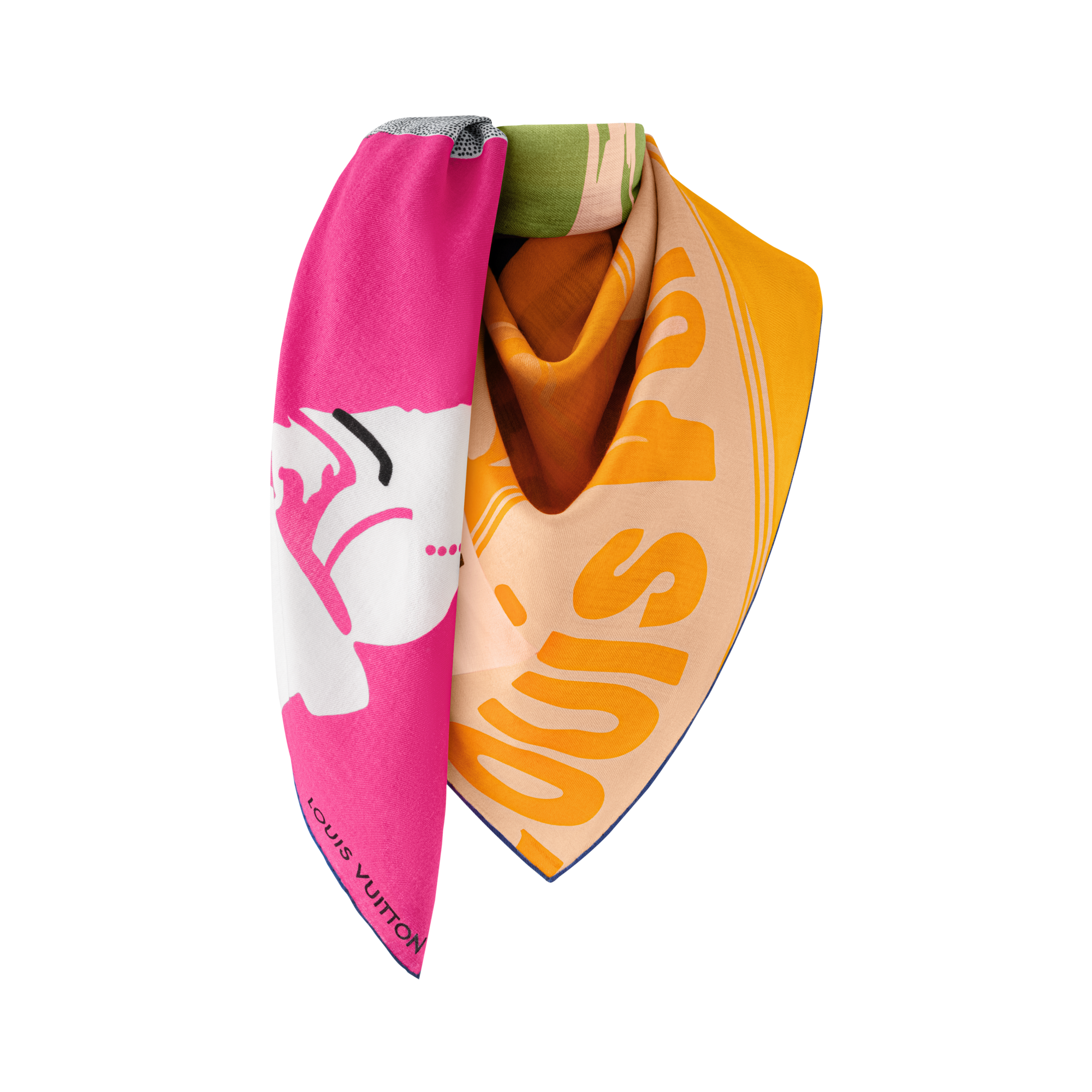 S00 Acessórios Xales e Echarpes Xale Through The Window | Louis Vuitton ® (Zoom no Produto)
