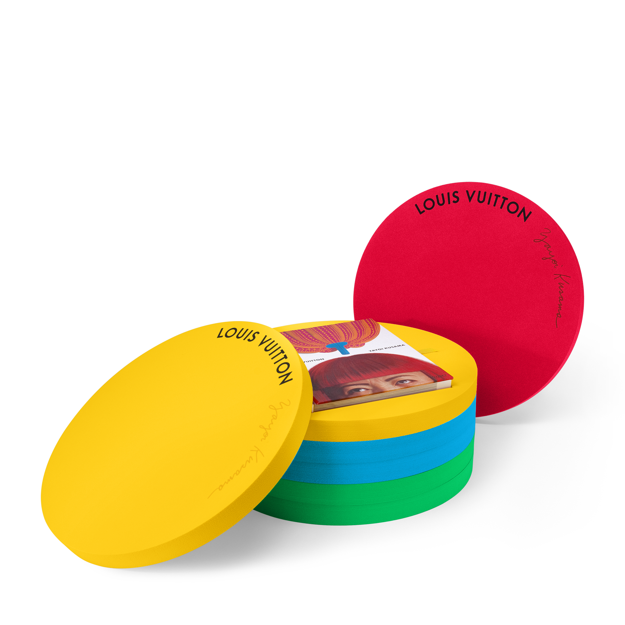  Livros e Papelaria Livros de Capa Dura Yayoi Kusama x Louis Vuitton: Creating Infinity | Louis Vuitton ® (Zoom no Produto)