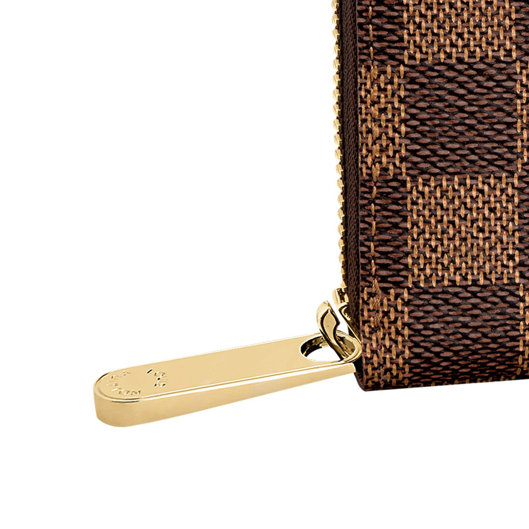 Damier Ébène Carteiras Todas as Carteiras ZIPPY | Louis Vuitton ® (Zoom no Produto)