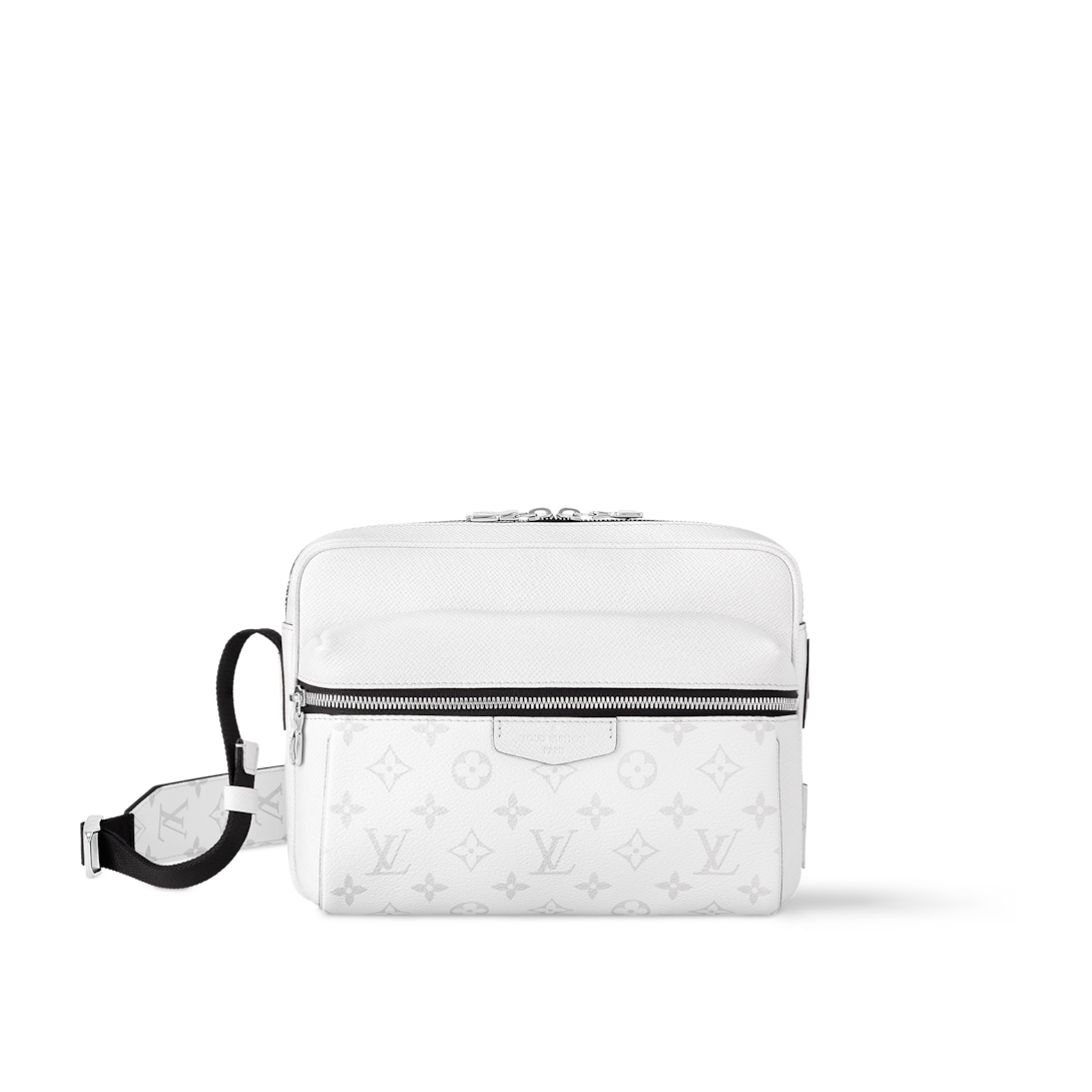 white lv side bag
